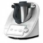 Thermomix TM6 - Edition Blanc scintillant , 1 an d’abonnement à Cookidoo, couvre-lame éplucheur+ votre découpe-minute – Image 3